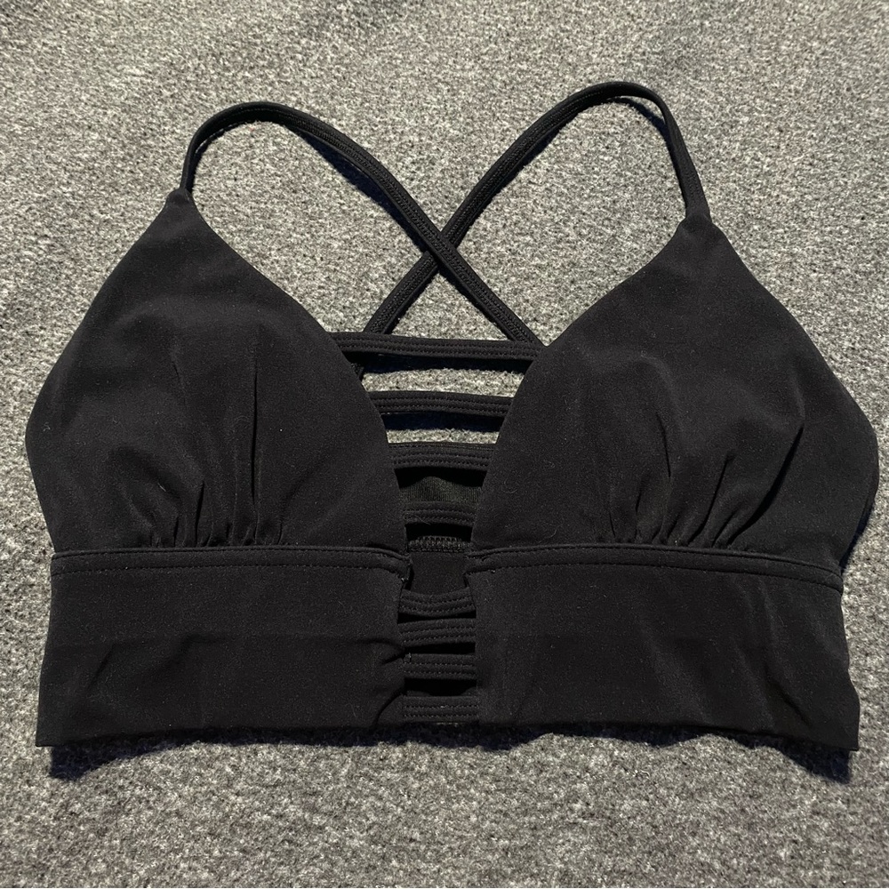 BuffBunny Sports Bra Size XS Onyx Black